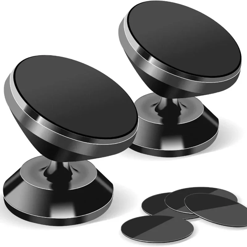 

Магнитный автомобильный держатель для телефона Baseus — универсальный для iPhone Xiaomi Huawei, металлическая магнитная подставка с полным вращением