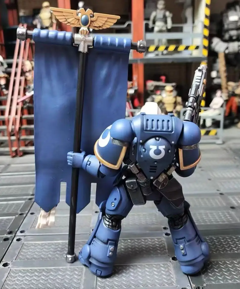 【JOYTOY】Warhammer 40K Ultramarines Heroes of The Chapter Primaris antiguo Posca 1/18 figura de acción de juguete