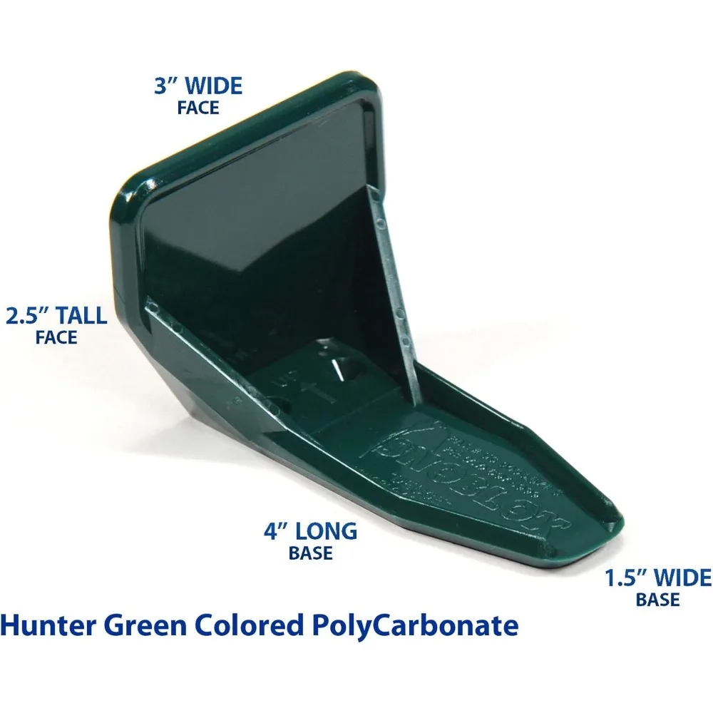واقيات الثلج على السقف المعدني - مجموعة مكونة من 25 قطعة مع لاصق للأسطح الفولاذية المموجة، لون أخضر صياد، حل فعال للتحكم في الثلج