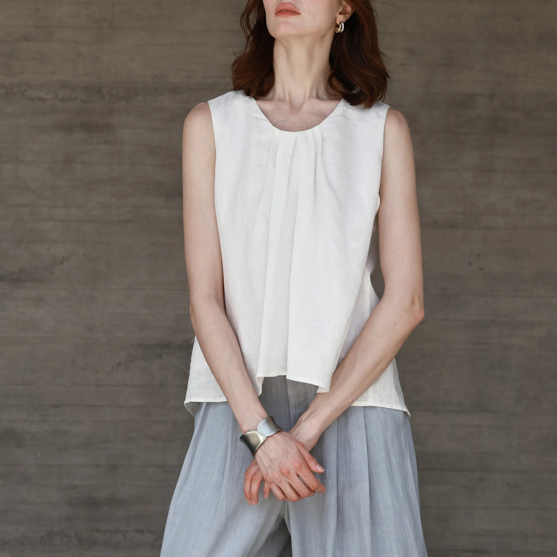 

Новая летняя женская льняная жилетка Xingji Faion Textiles: вязаный топ из высококачественной ткани из Китая, коллекция Лето 2024