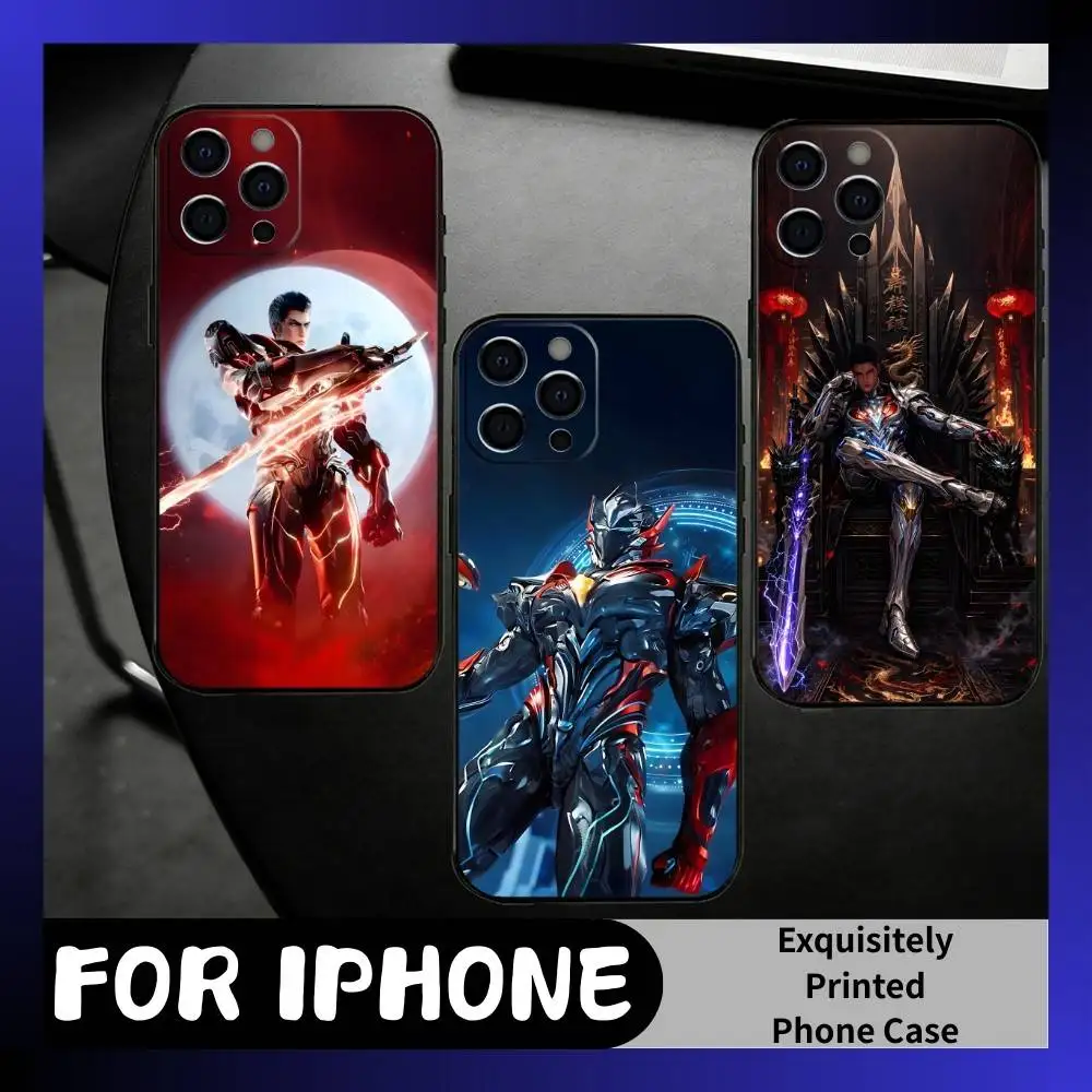 

Luo-feng From S-Swallowed Star Phone Case For iPhone17,16,15,14,13,12 Plus,Max Soft Silicone Black Cover