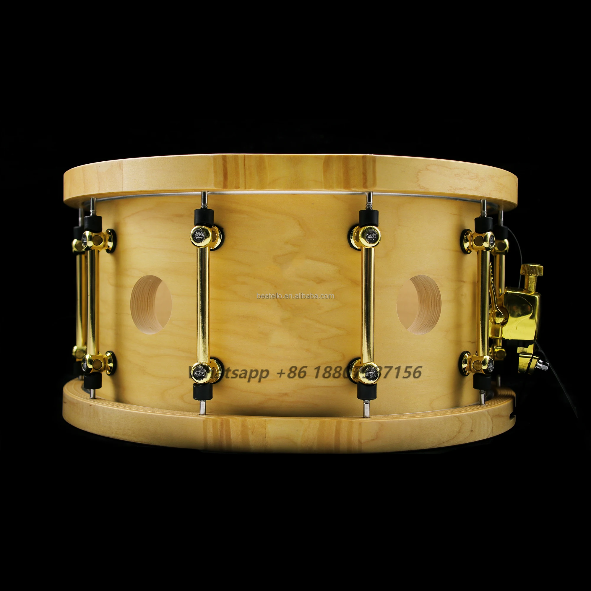 

Барабан малый Beatello JBK, 100% клен, 14 x 7.8 дюймов, с проволочным переплетением, профессиональный музыкальный инструмент для джаза и рока