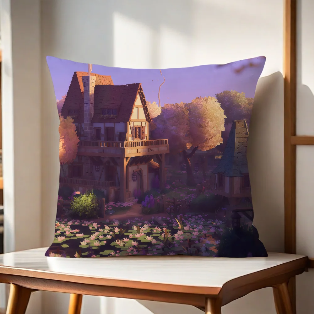 T-Tiny G-Glade Game Cushion Cover For Pillow Printing Sofa Decoration Home Car Room Coffee Shop Office Nordic Simplicity