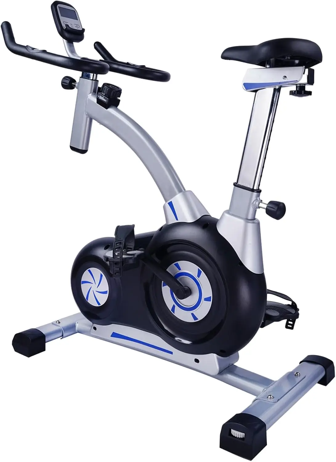 

Adjustable Magnetic Indoor Cycling Bike with Tablet Mount & Comfortable Seat - 8-Level Resistance for Home Workouts