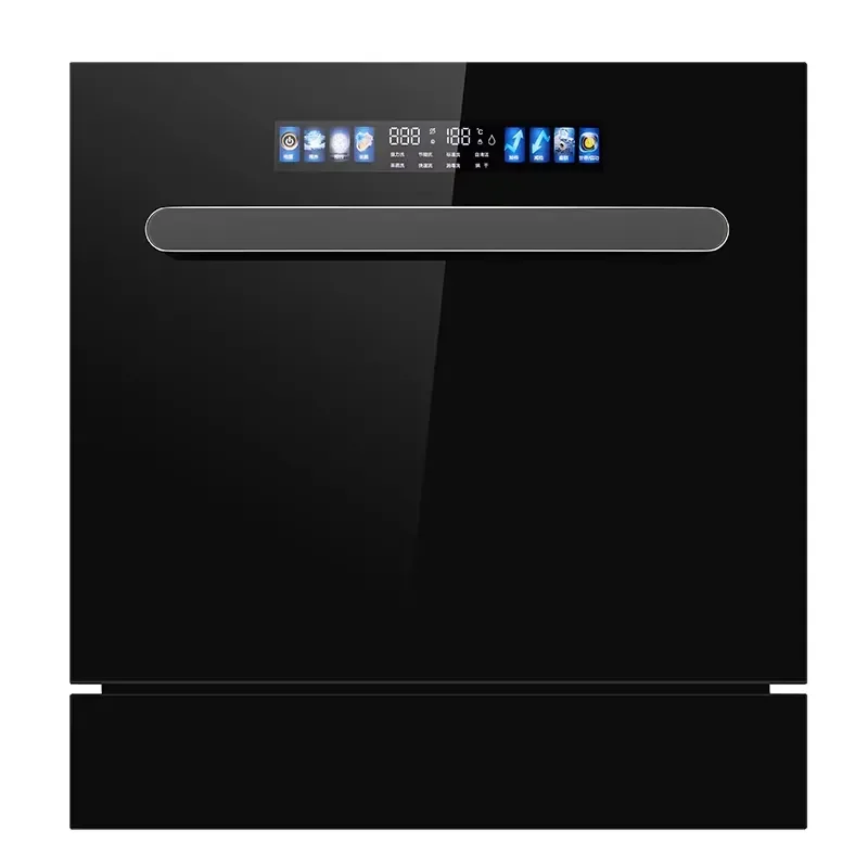 For Freestanding Built In Dishwasher 8 14 Sets 9.3L White Fast Small Dishwasher
