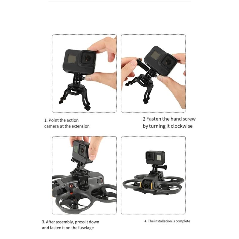 Mounting Bracket For DJI Avata2 Drone Mounting Bracket Sports Camera Fixed Expansion Drone Accessories