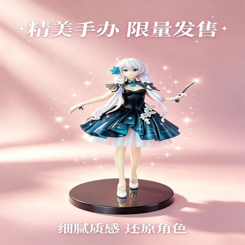 Figurine d'anime Honkai Impact 3rd Kiana Kaslana, poème symphonique de la Sainte Nuit, 18 cm, modèle de collection en PVC, périphériques de jeu