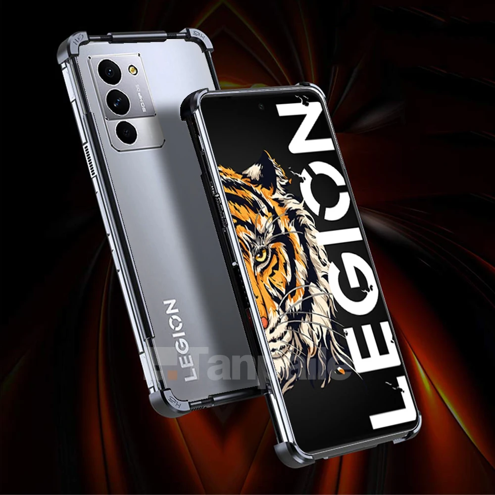 Stainless Aluminum Metal Bumper Border Case for Lenovo Legion Y70 Y90 Duel 3 2 Pro K12 K13 K14 Plus Frame Shockproof Lock Cover