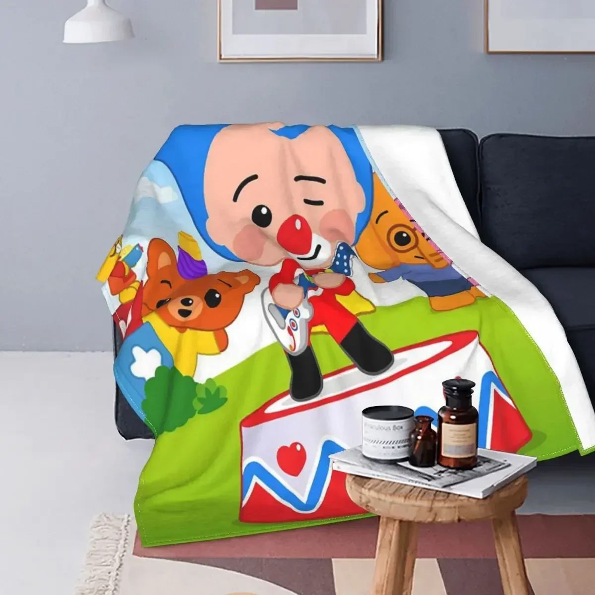 

Anime Baby Blankets Sofa Cover Velvet Textile Decor Cartoon Gift for Kid Thin Throw Blankets for Bed Travel Quilt