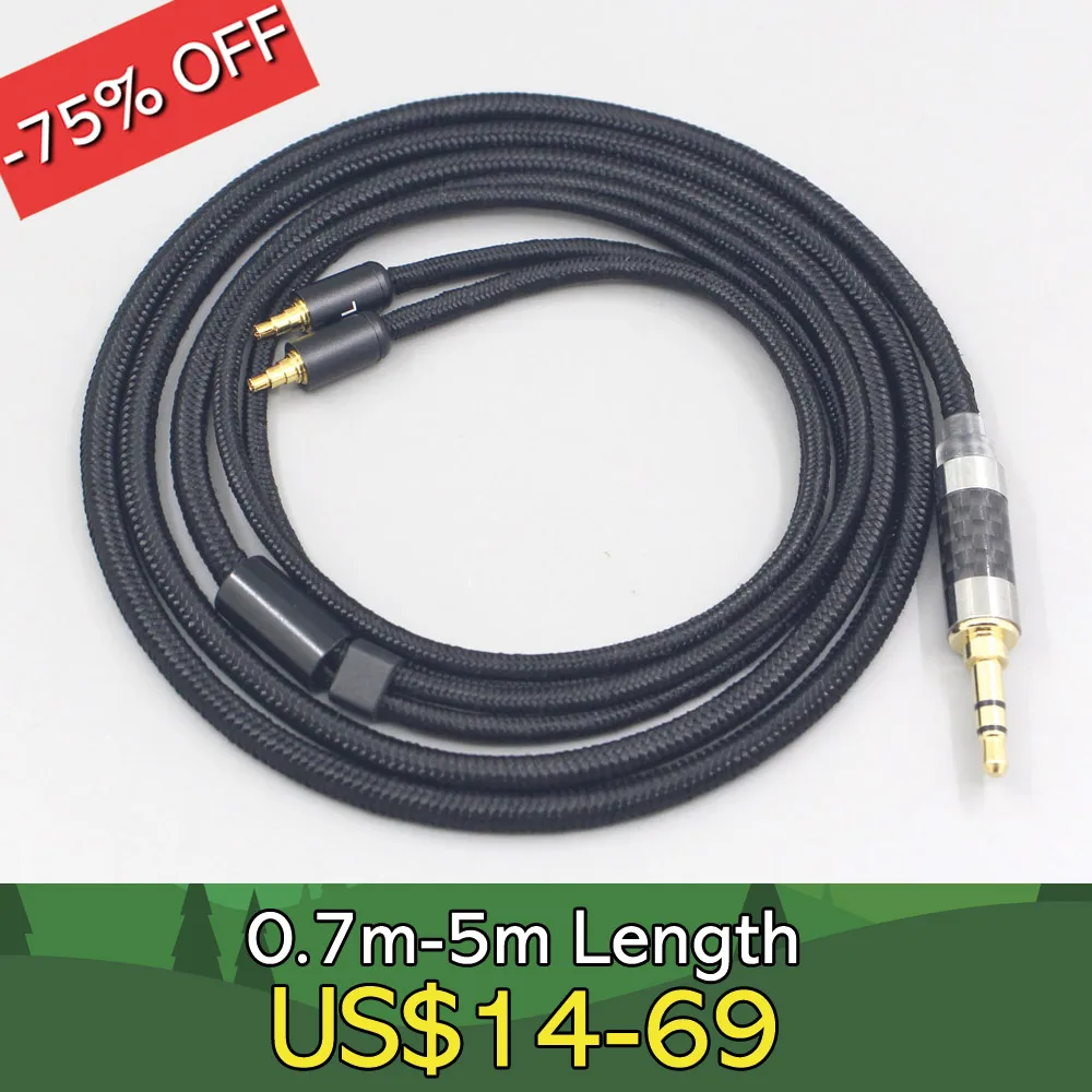 

2.5mm 4.4mm 3.5mm Super Soft Headphone Nylon OFC Cable For Sennheiser IE40 Pro IE40pro Earphone LN007509