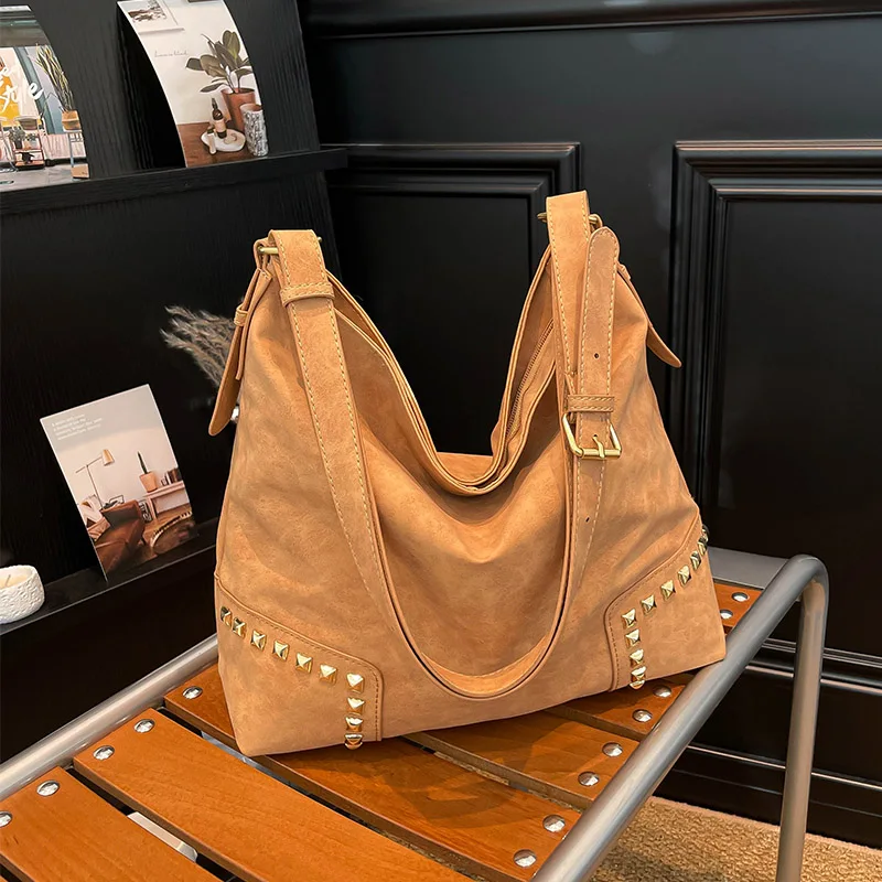 

Модные дизайнерские сумки-ведерки через плечо для женщин, повседневные сумки и клатчи, новые замшевые кожаные сумки-мессенджеры 2026 года, большие женские модели