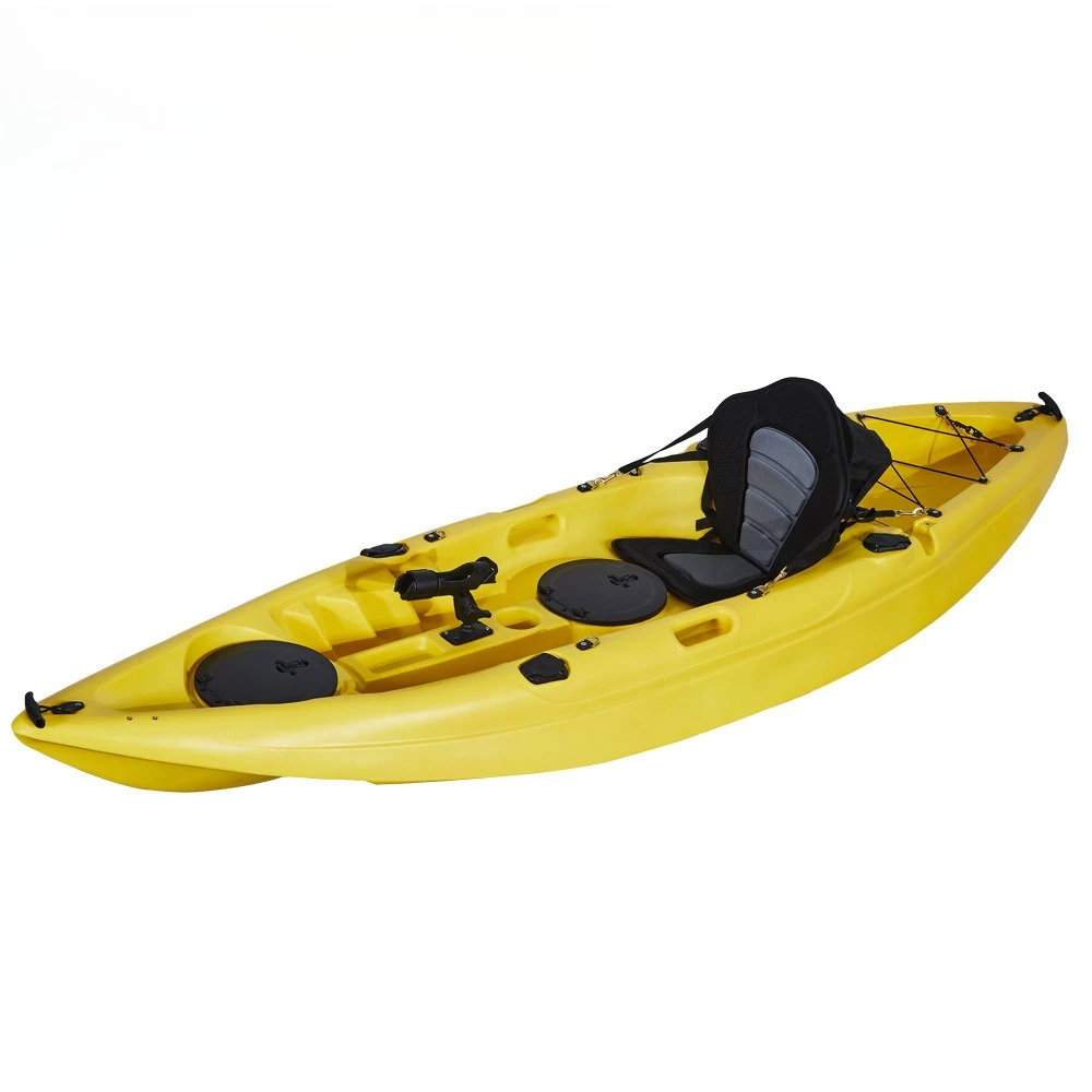 2.8M  Single platform boat kayak plastic single boat plastic hard boat rowing single boat roll plastic kayak.