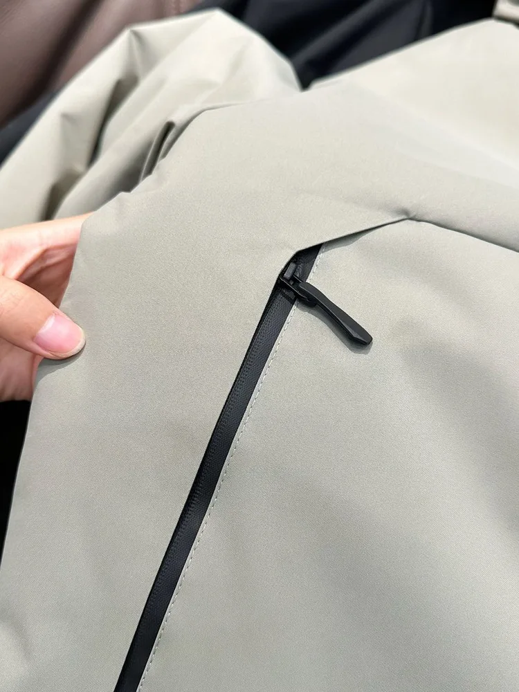 

Men's Outdoor Autumn Winter New Arrival Windproof Waterproof Casual Warm Hooded Cotton Jaet Faionable Polyester Filling