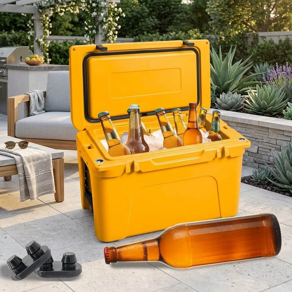 Rubber Feet for Cooler Units to Reduce Sliding Risk - 4-Pack Replacement Set Optimized for Outdoor Compatibility