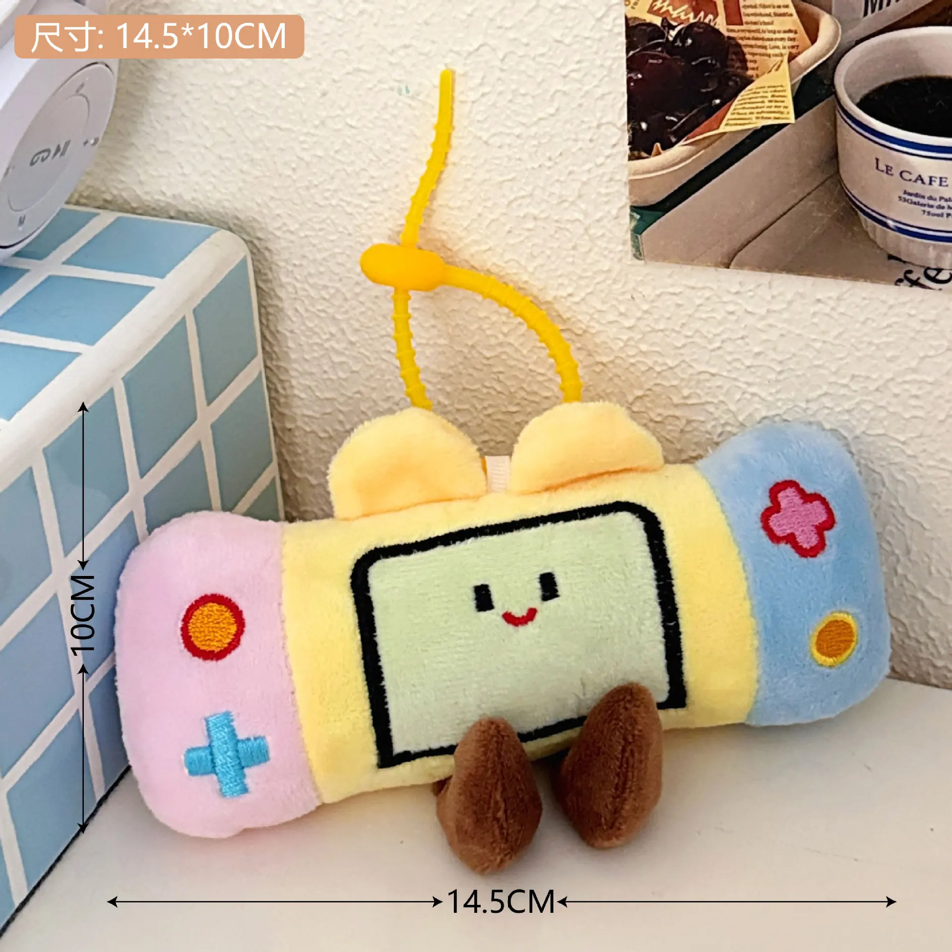 新しいクリエイティブゲームコンソール人形ペンダント子供のかわいいぬいぐるみおもちゃバッグ装飾ペンダントカップル人形小さなギフト