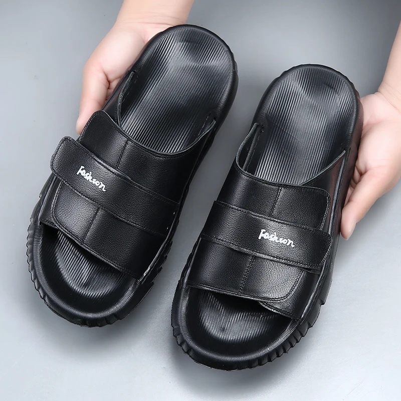 Dimanyu Sandalias De Verano Para Hombre 2026, Nuevas Sandalias De Cuero Genuino Para Hombre, Sandalias Antideslizantes De Moda Para Exteriores — -44%, 39.28€ Coupon, from 49.99€ – 44% descuento – €49.99
