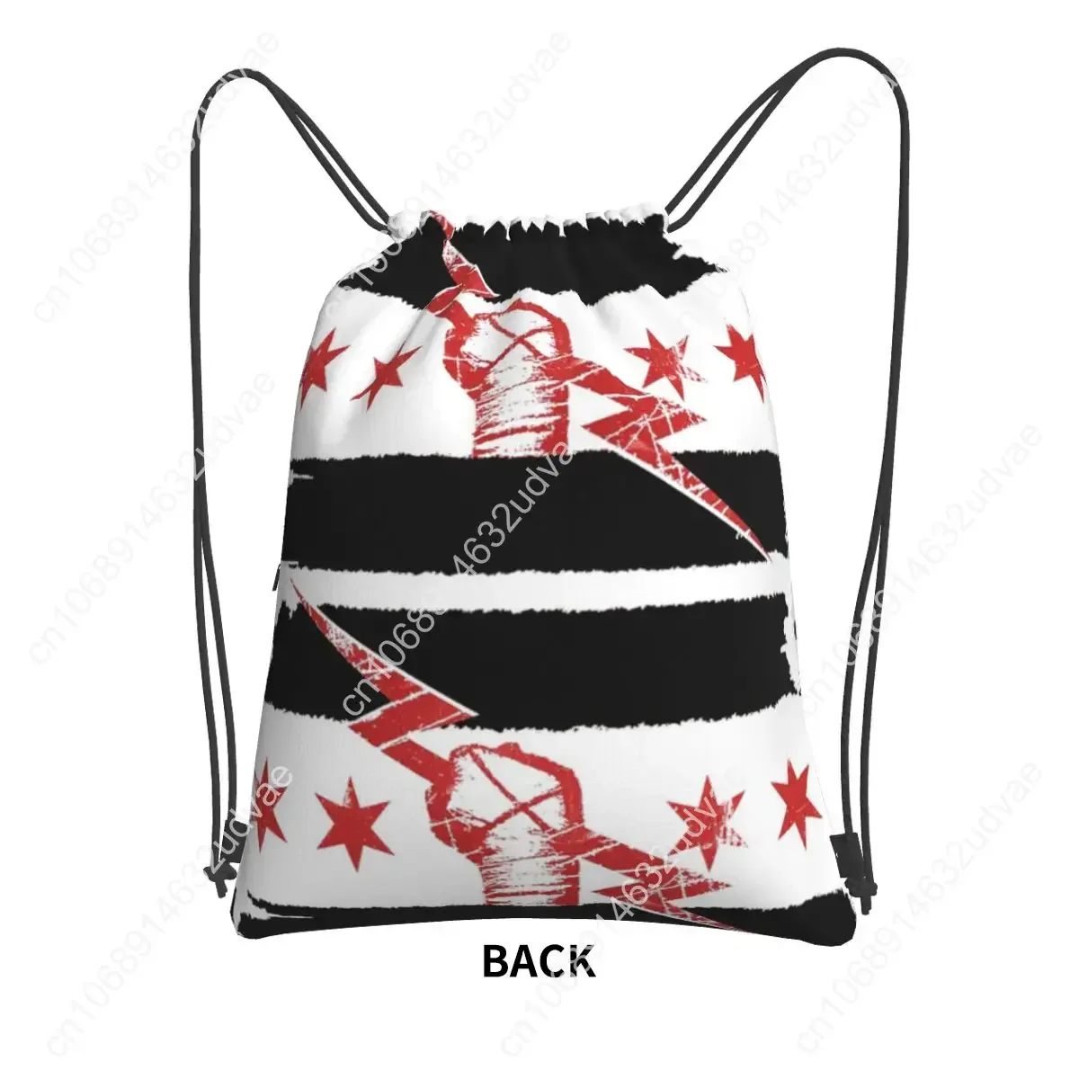 CM Punk WWE Portable Backpacks Drawstring Bag Multi-function Drawstring Bundle Pocket Storage Bags For Travel Sport Man Woman