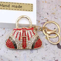 New European and American Women Handbag Shape Key Chain Pendant Fashion Girl's Bag Ornament Explosion Keyfob