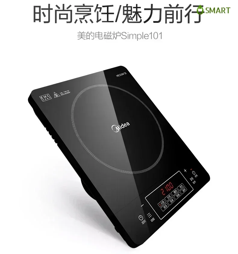 New household induction cooker, 2100W, large fire power, multi - function, with new timer.