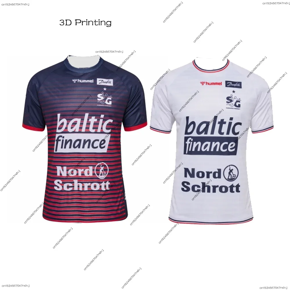 Neues T-Shirt für Herren und Damen, Neujahrs-Set, T-Shirt, Nakan SG Flensburg, Handefiona, 2-teilig, 25 Stück