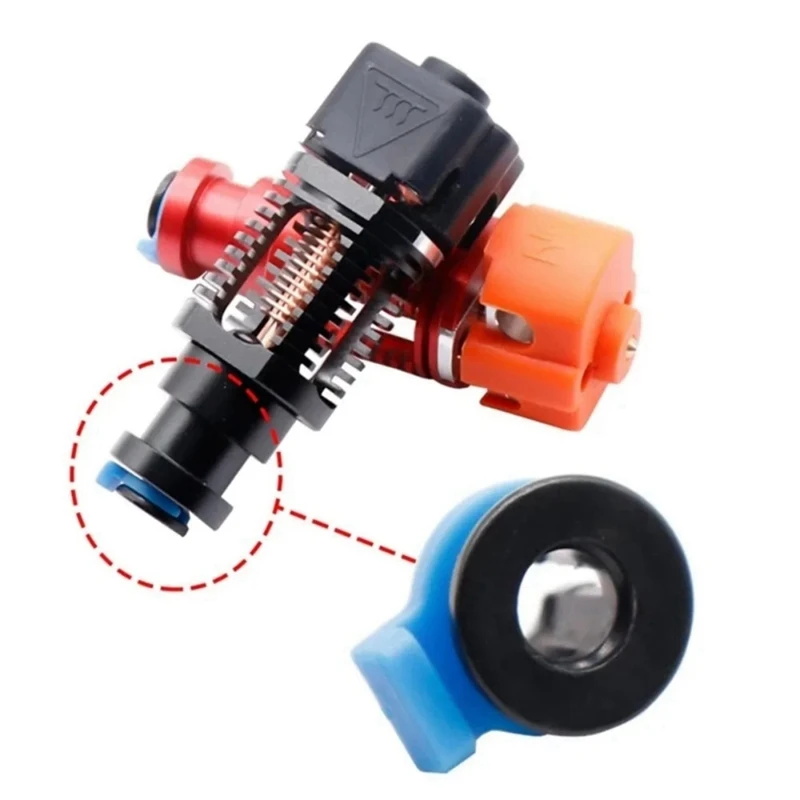 L47A-50Pcs Clip Pipe Embedded Clamp Bowden Coupling For 3D Printer Metal Heatsink Hotend Tube 4MM Collet Extruder Connector