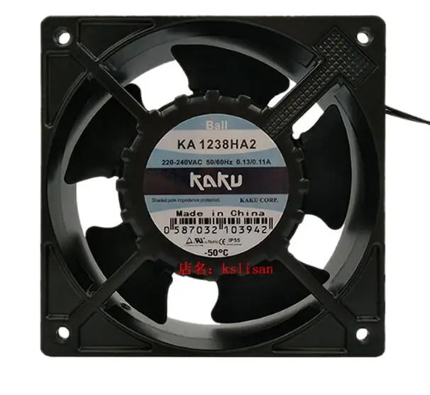 New original KA1238HA2  12038 220 V 50/60 Hz 0.13/0.11 A Two-wire Electric Cabinet High Temperature and Waterproof Fan