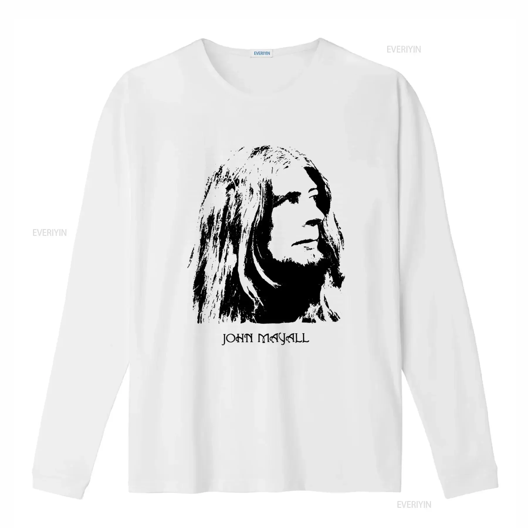 Rare Vintage John Mayall Tribute T Shirt Rest In Peace Design White All Sizes Available vintage Washed Versatile Unisex