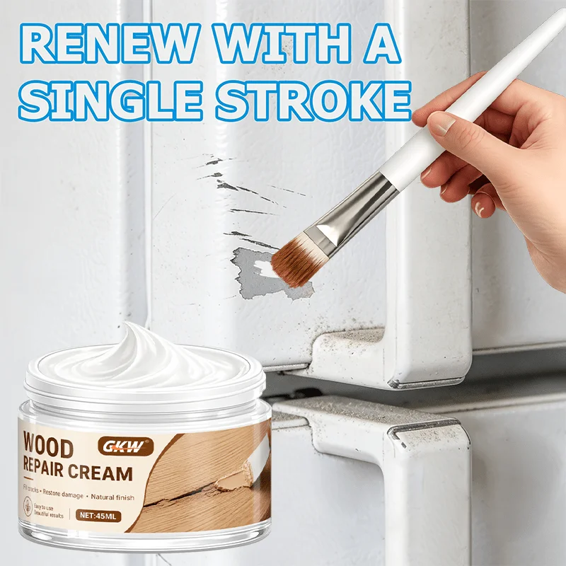 Fast Dry Wood Repair Paste, fix scratches on furniture doors floors wood plastic, easy to use daily care