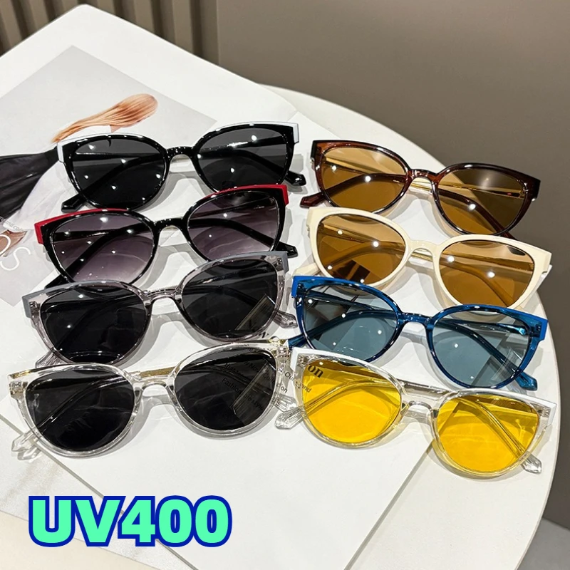 

2026 New Cat-Eye Full-Frame Fashion Sunglasses Classic Driving Shades for Women UV400 Outdoor Sports UV-Protective Eyewear