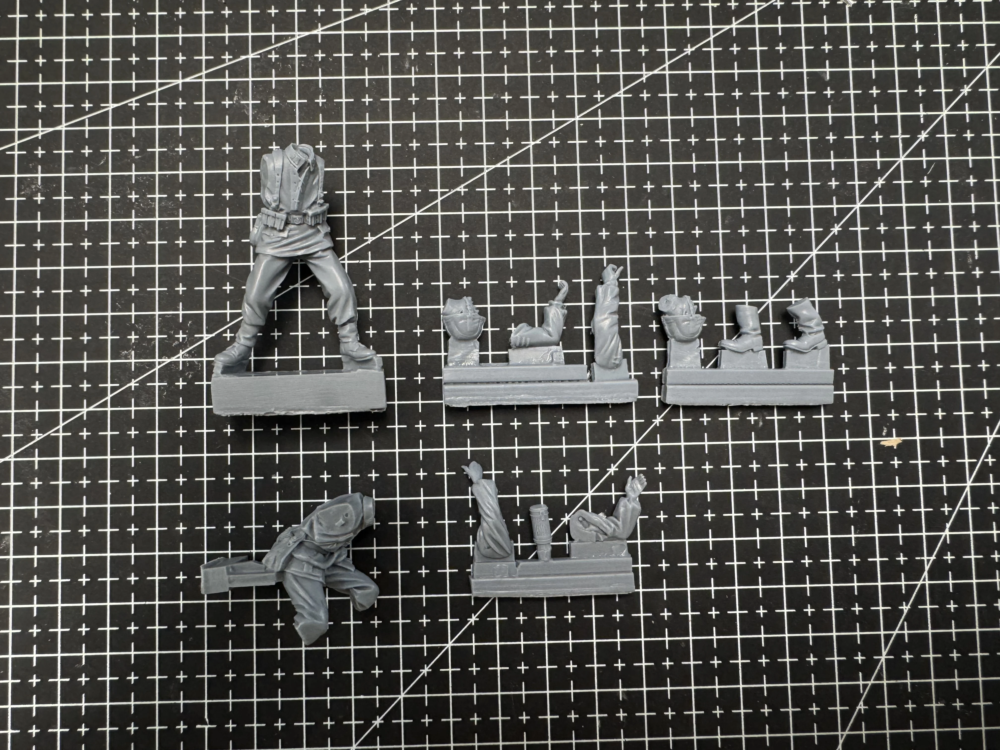 High Quality Casting Resin Model Assembly Kit 1/35 Pak40 Loader 2 People, Unpainted, Needs To Be Assembled