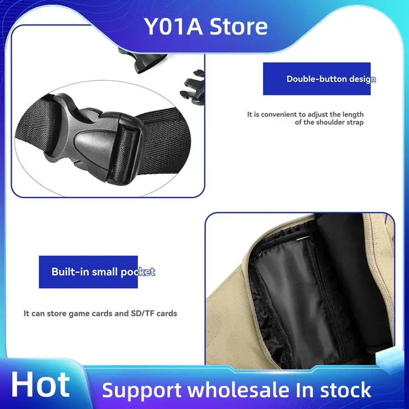 

Y01A для Switch OLED для NS нагрудная сумка через плечо, многофункциональная сумка через плечо для хранения с ручкой для игровых аксессуаров
