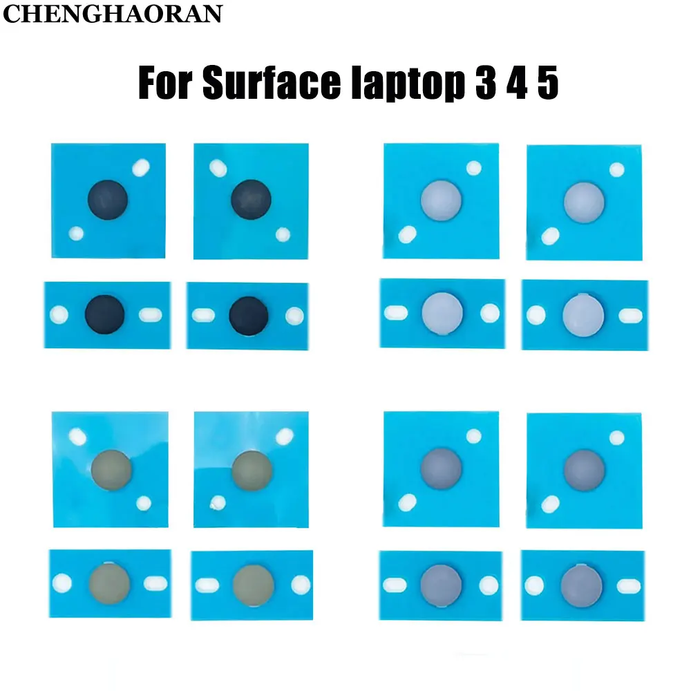 Anti Slip Rubber Feet For Surface Laptop 3 4 5 6 Bottom Case Foot Pad 1872 1868 1952 1867 1950 1958 Sliver Gold Ice Blue Black