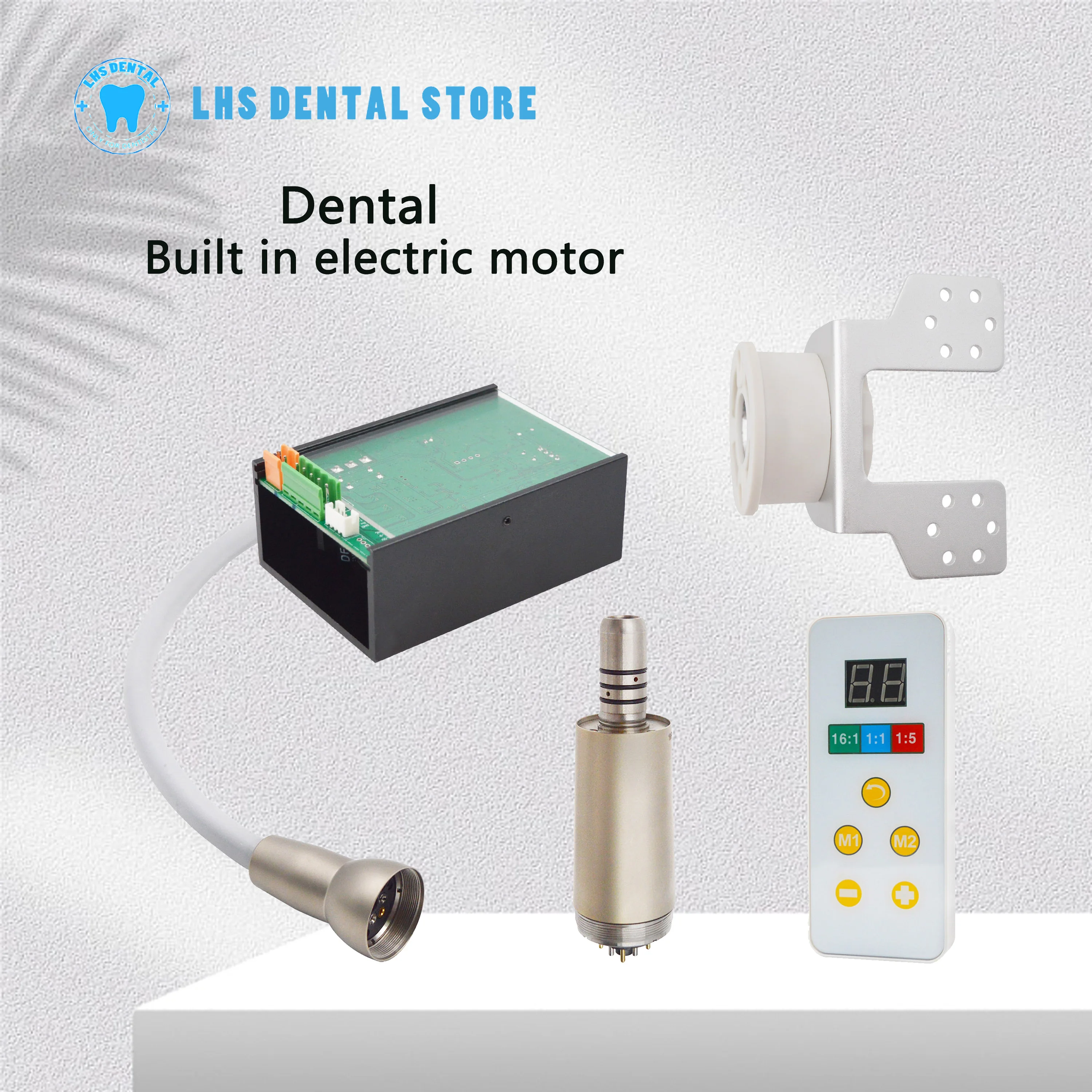 Dental Chair Electric Micromotor Brushless LED Professional （Built-in Type） Motor with Inner Water Spray Dentistry Equipment