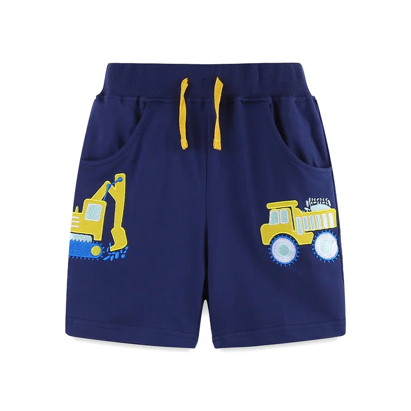 

Cars Embroidery Summer Children's Shorts 2-7T Kids Trousers Pants for Boys & Girls Baby Clothes Applique Design Short Pants