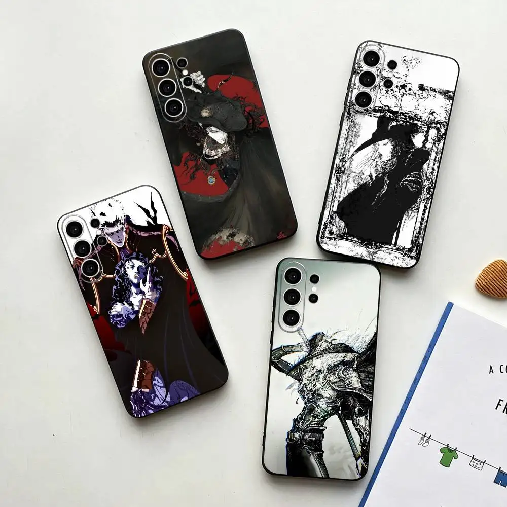 Anime Vampire Hunter D  Phone Case For Samsung S25,S24,S21,S22,S23,S30,Ultra,S20,Plus,Fe,Note,10,9,5G Black Cover