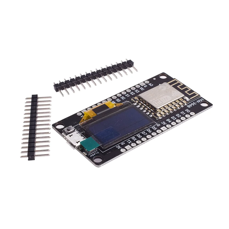 NodeMCU ESP8266 Entwicklungsboard mit 0,96 Zoll OLED-Display CH340G ESP-12E WiFi-Modul TYPE-C USB für Arduino/Micropython