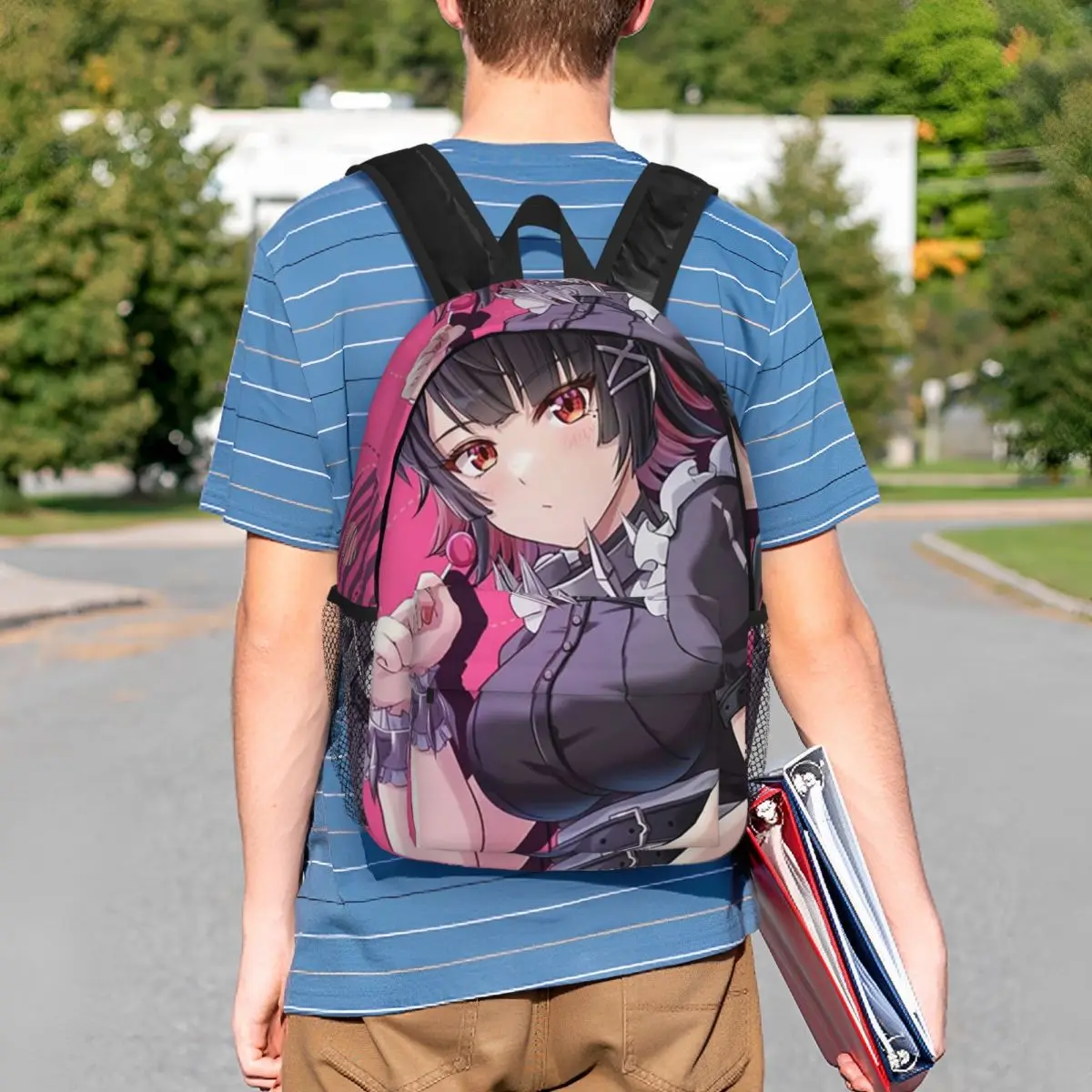 Mochila Zenless Zone Zero Ellen Joe para Estudantes, Mochila Escolar para Crianças, Bolsa de Ombro para Laptop para Meninos e Meninas