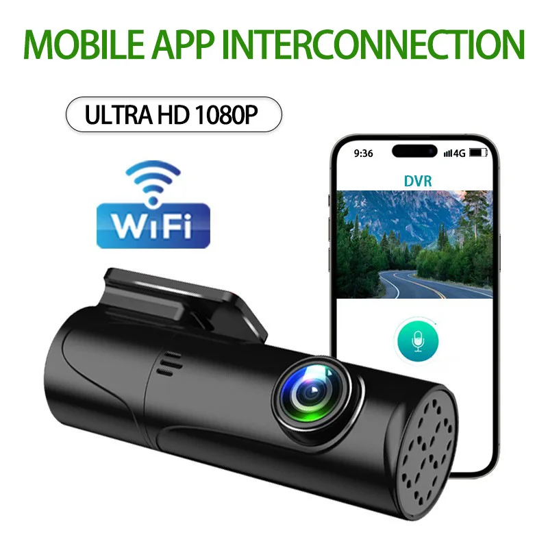 مسجل قيادة جديد عالي الوضوح للرؤية الليلية 1080P مراقبة 24 ساعة مسجل واي فاي #3