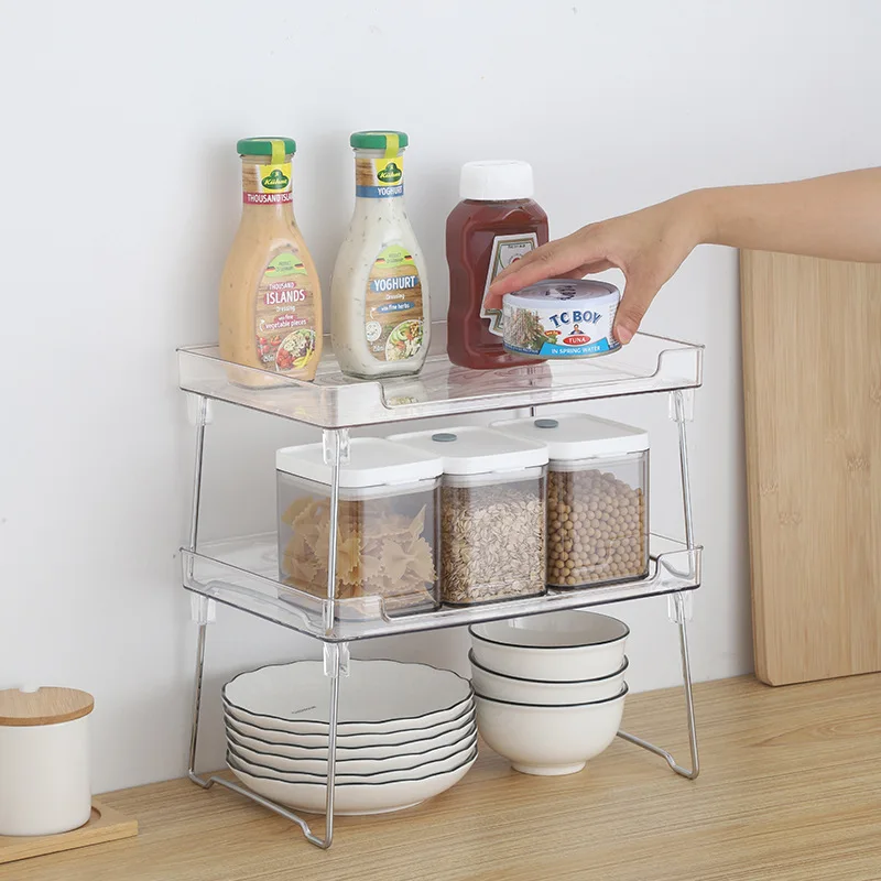 

Kitchen Storage Rack Closet Shelf Dish Drying Rack Spice Jars Holder Seasoning Bottles Shelves Spice Kitchen Organizer