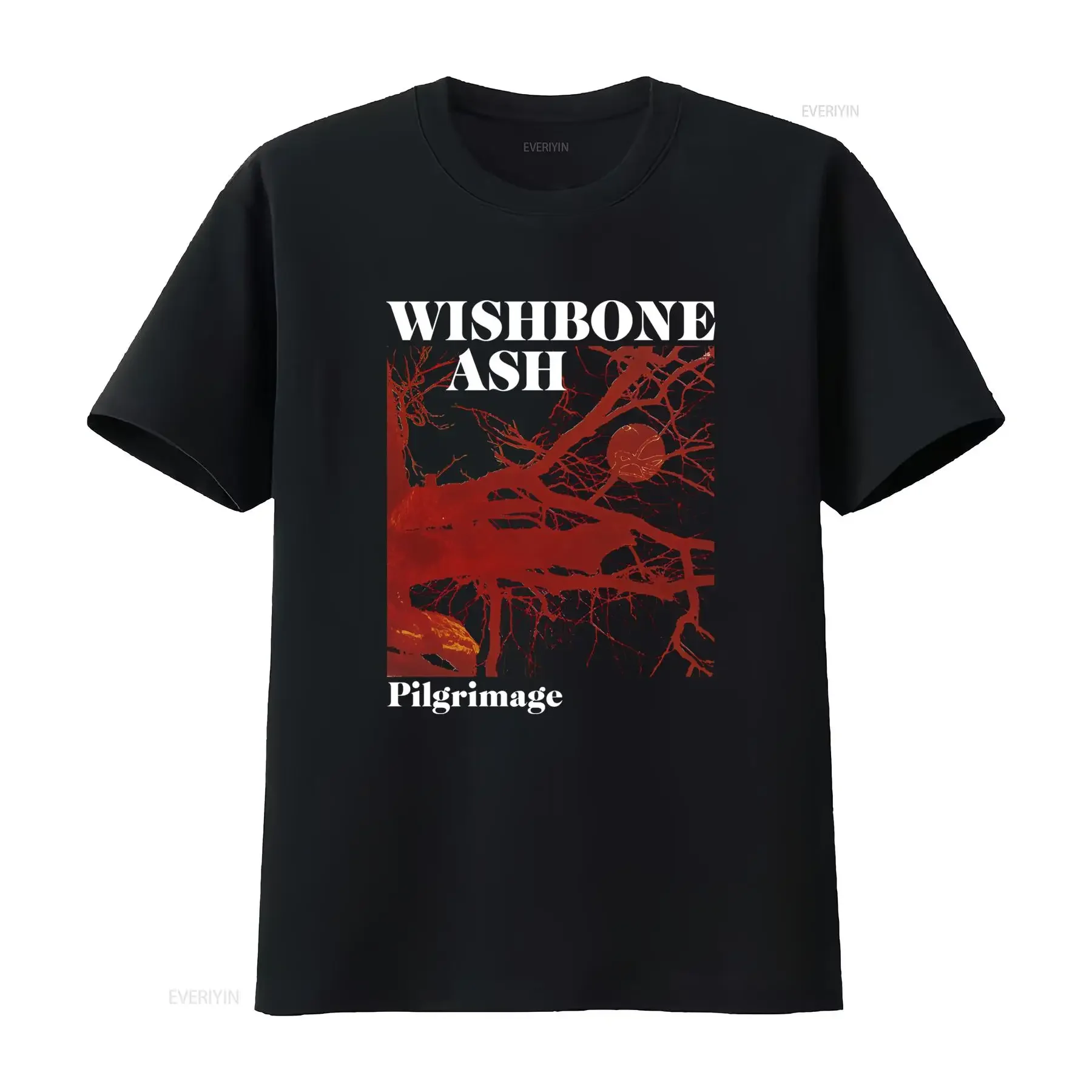 Vintage Wishbone Ash Band Pilgrimage Design Cotton T Shirt for S 5XL vintage Washed Soft Stretched Breathable streetwear Unisex