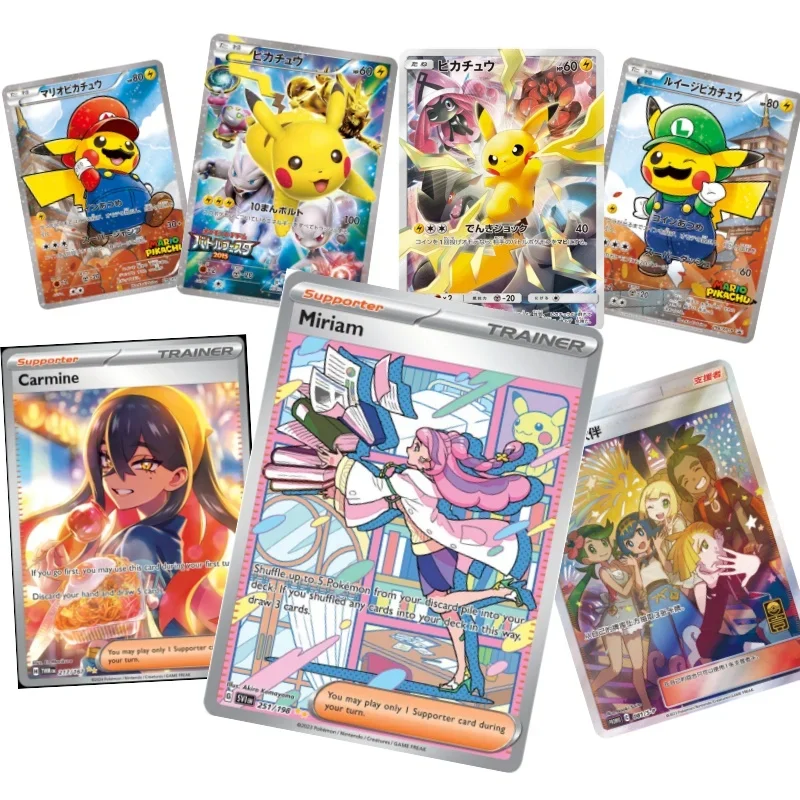 بطاقة لامعة PTCG Pokémon ، Van Gogh ، Pikachu ، Tag Team ، Vmax ، EX ، Vstar ، Charizard ، Venusaur ، Arceus ، بطاقة لعب ذاتية الصنع