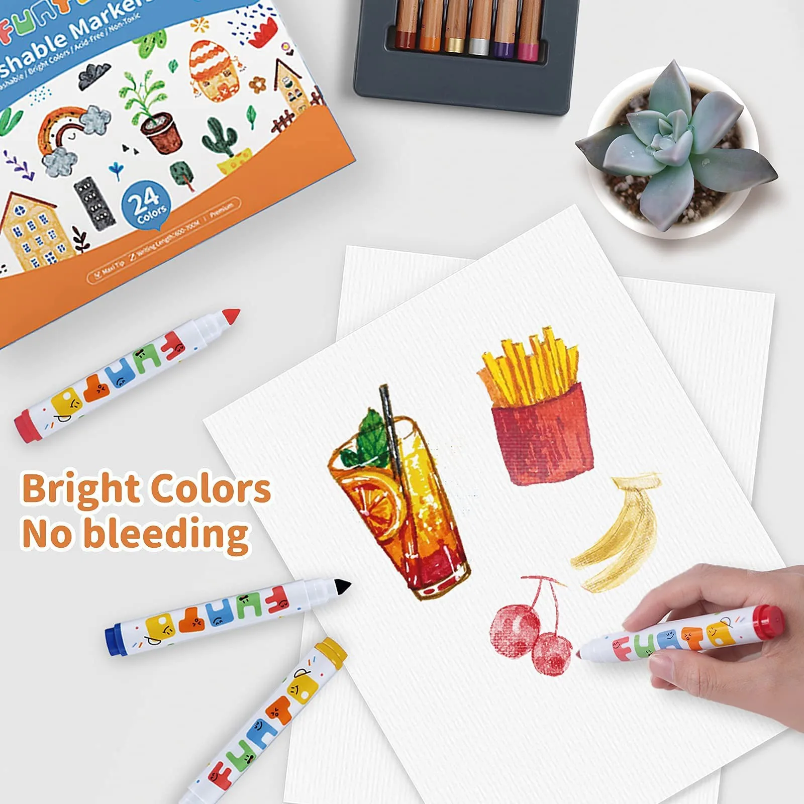 Blank Watercolor Cards And Envelopes,White, Acid-Free, Paper For All Occasions