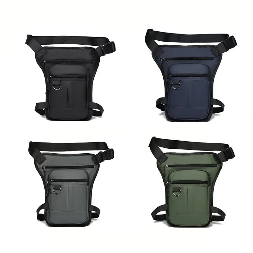 Tactical Travel Bag Waterproof Motorcycle Waist Leg Bag Men Hip Bum Pack Leg Side Bag Ride Bags Outdoor Casual Fanny Pack Bag