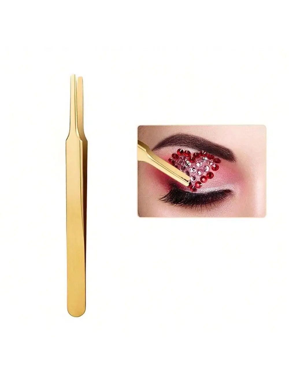 ゴールデンプロフェッショナルまつげエクステンションピンセットセット装飾帯電防止イルカ孔雀蝶ラッシュエクステンション精密ストレート