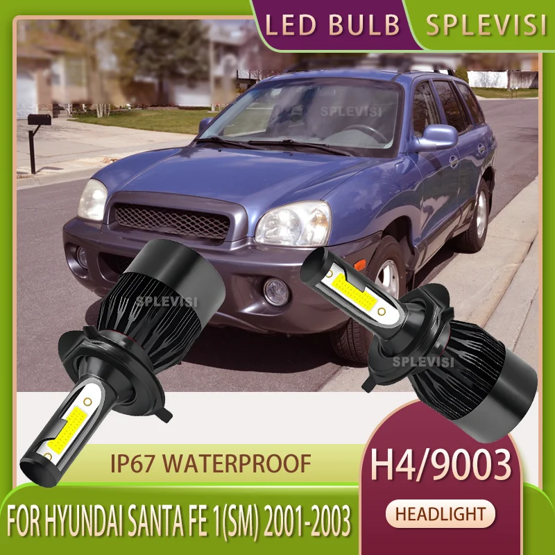 

Шлюз для лучшего освещения: простая установка, светодиодная автомобильная лампа для фар для Hyundai Santa Fe 1 (SM) 2001 2002 2003