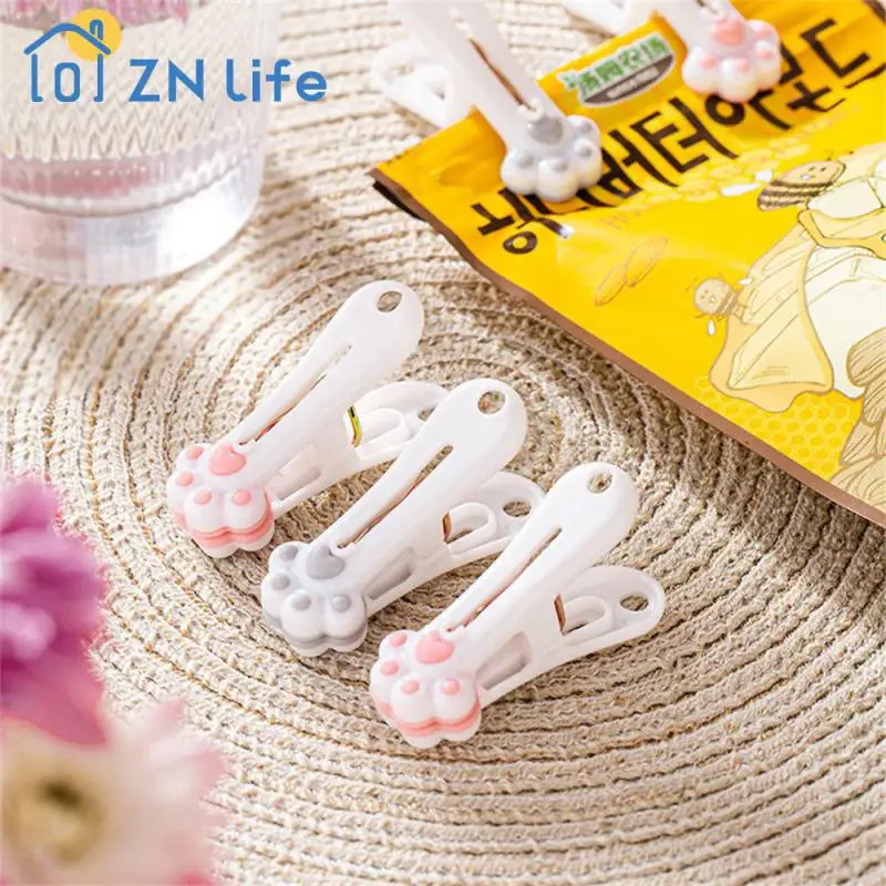 Cat Claw Clothes Clip Anti-wind Clips Strong Small Clip Cute Cats Claw Windproof Hanging Clips Clothespin Windproof Clothes Pegs