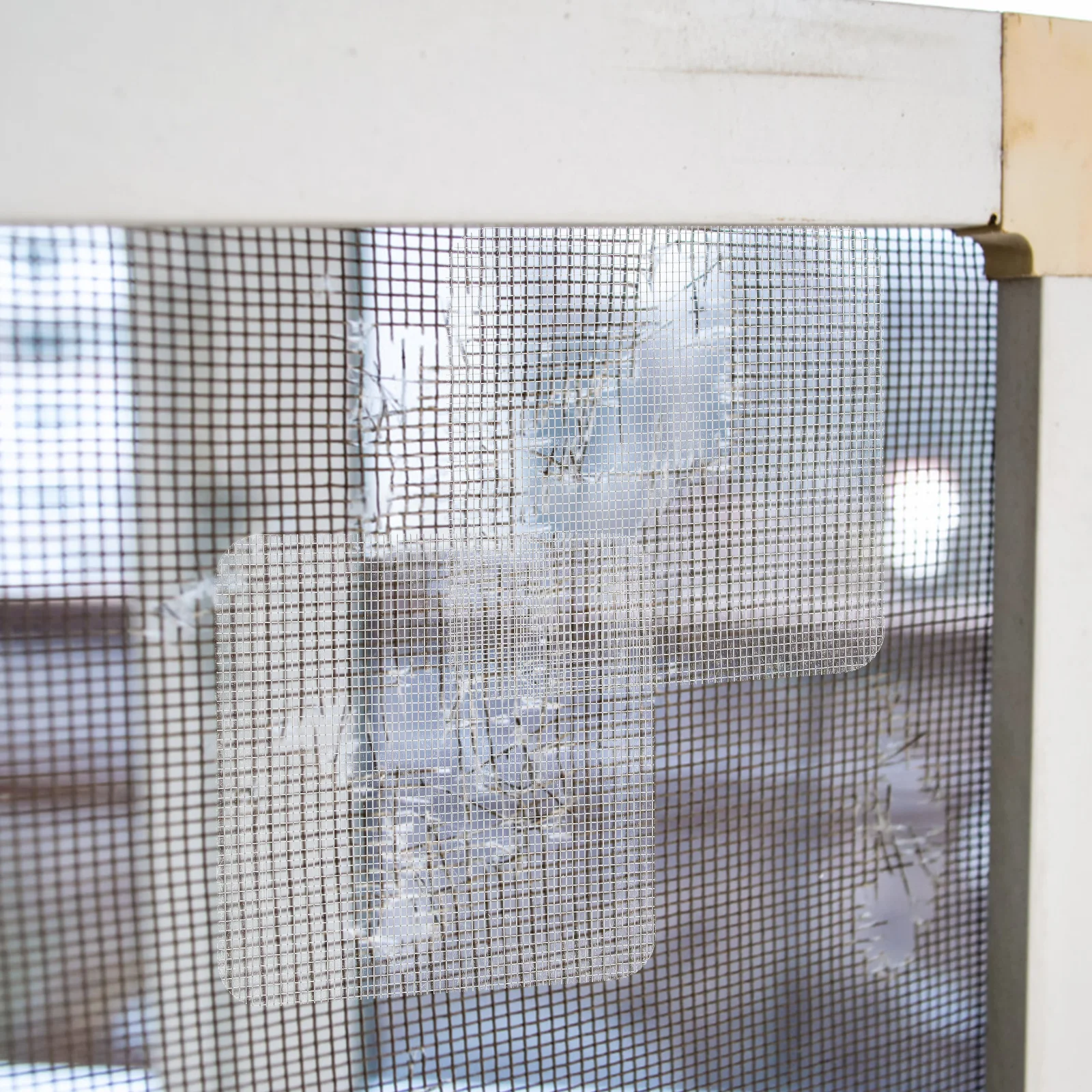 

100 pcs Screen Repair Patch For Drain Cover Shower Floor Toilet Mesh Filter Sticker Hair Clog Stopper Anti-Blocking Drainage