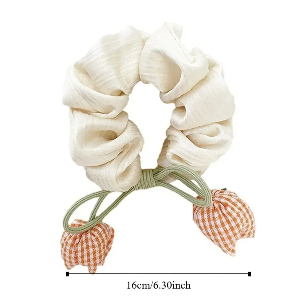 أزياء حلوة زهور التوليب الشعر حبل أنيق القماش الأزهار Headrope Bowknot مشبك شعر إكسسوارات الشعر