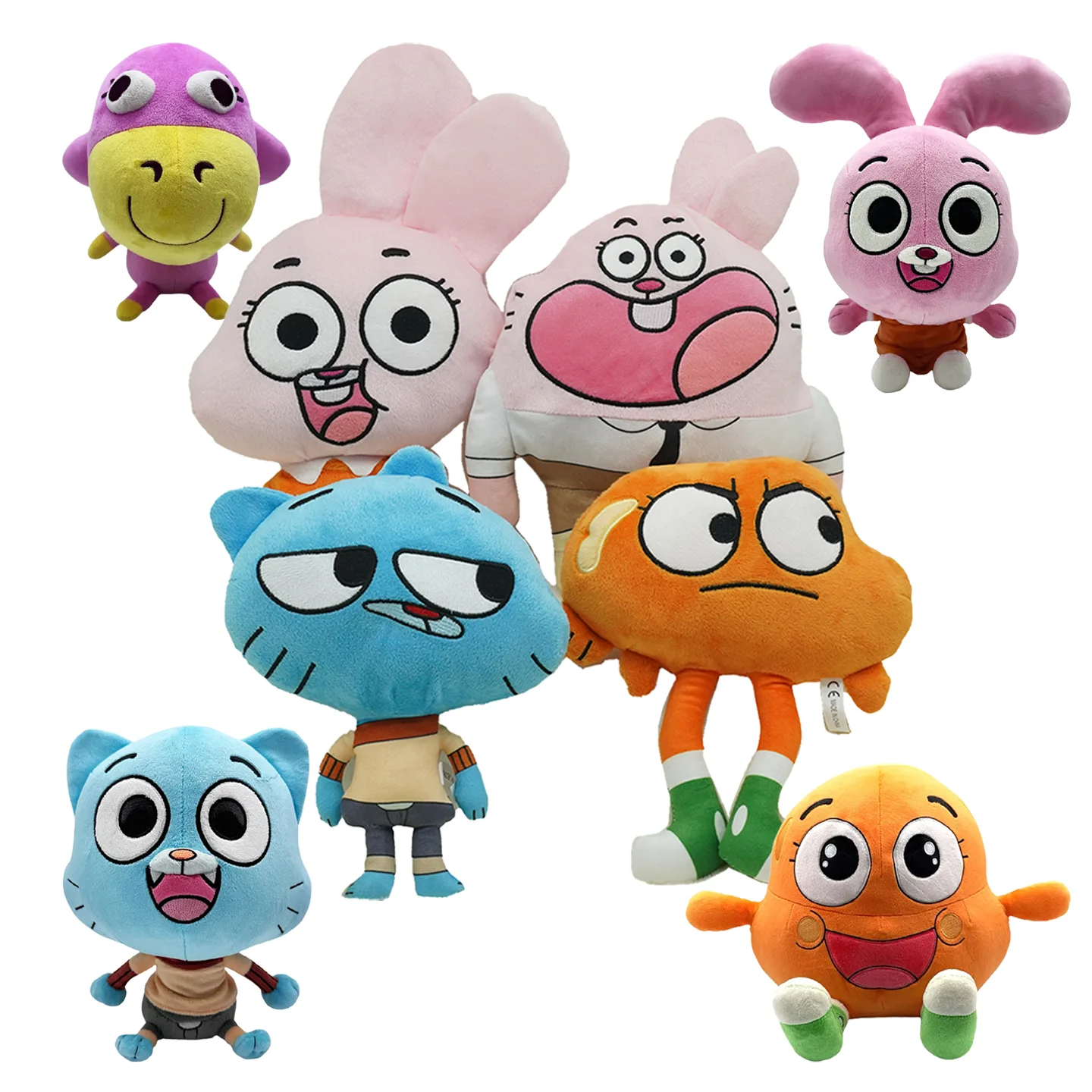 TreasuringU TAWOG Plush Toys Funny Gumball Anais Darwin Stuffed Doll Cute Cartoon Character Plushie Birthday Gifts