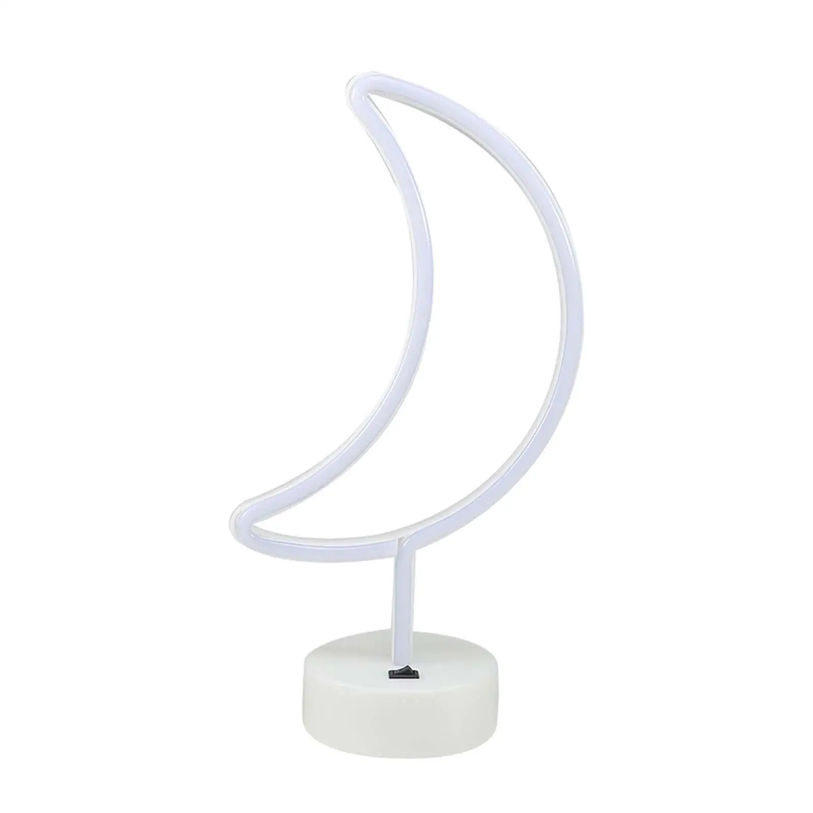 Appeso luna luce decorazioni per la casa ornamento centrotavola cava LED luce al Neon per regali finestra accessorio per feste all'aperto